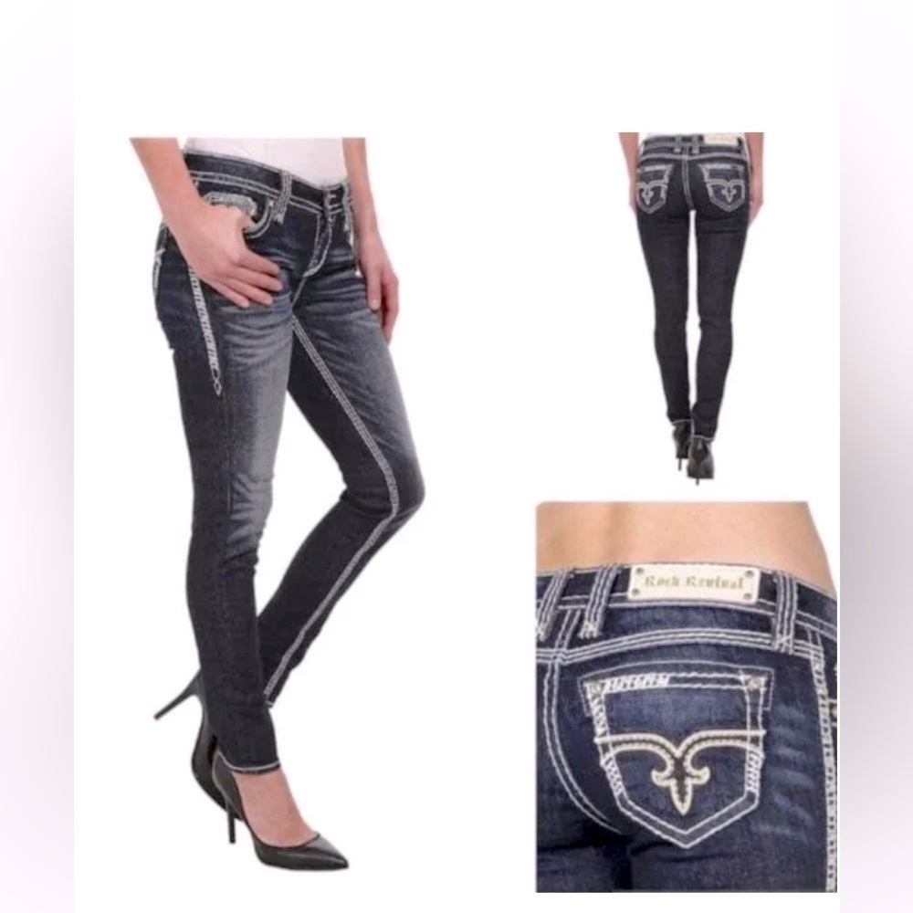Rock Revival Erin Skinny Jeans Size 27​